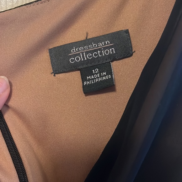 Dress Barn Black Dress, perfect for formal night on a cruise. Size 12. - Picture 5 of 5